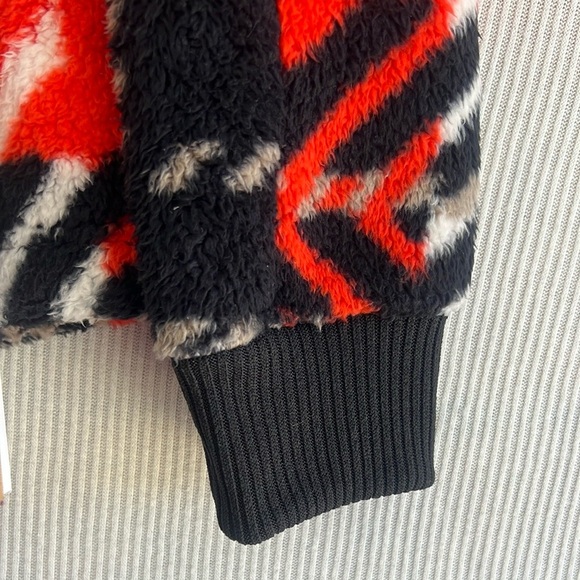 The North Face NWT Cabin Fleece Full Zip Jacket Fiery Red Womens Size XS Cozy - Picture 9 of 16